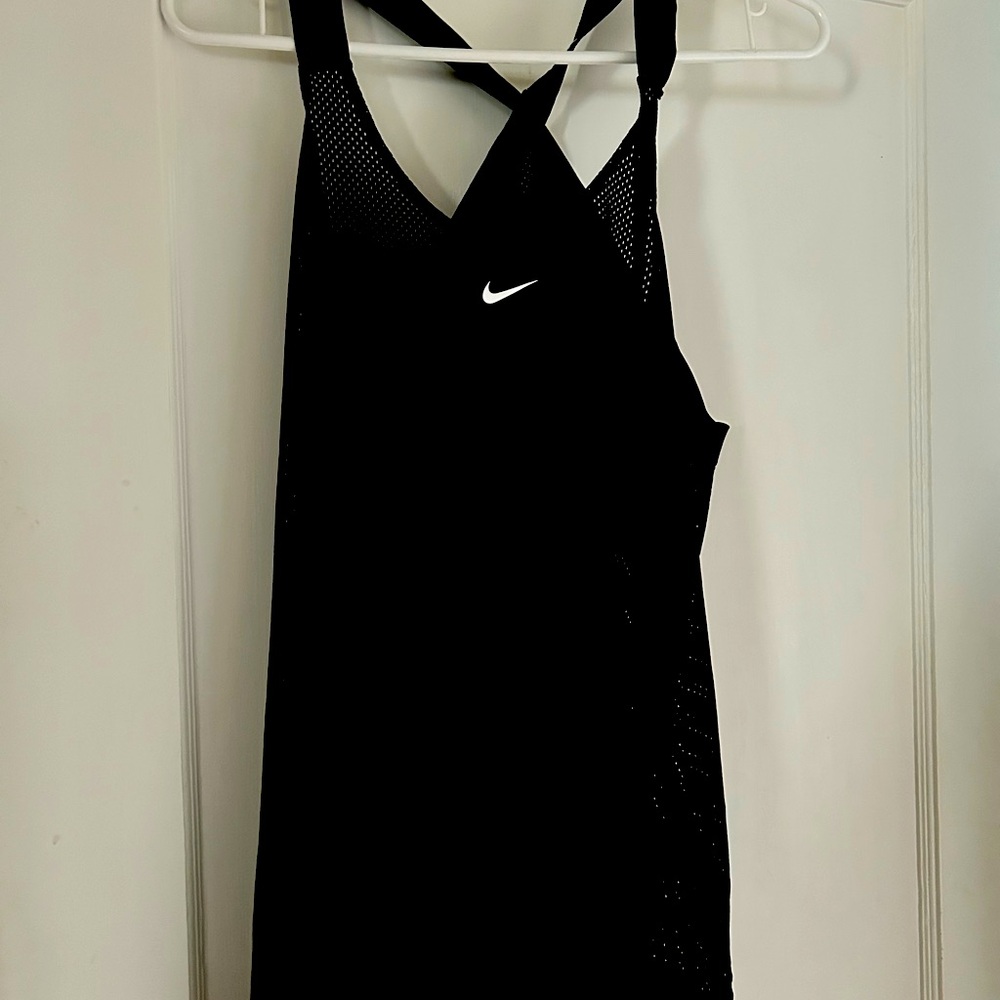 Nike Dri-FIT Black Mesh Tank